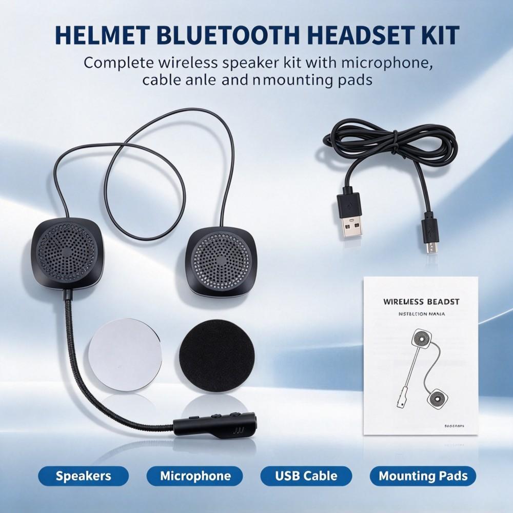 Speakers - Zestaw słuchawkowy Bluetooth do kasku motocyklowego,