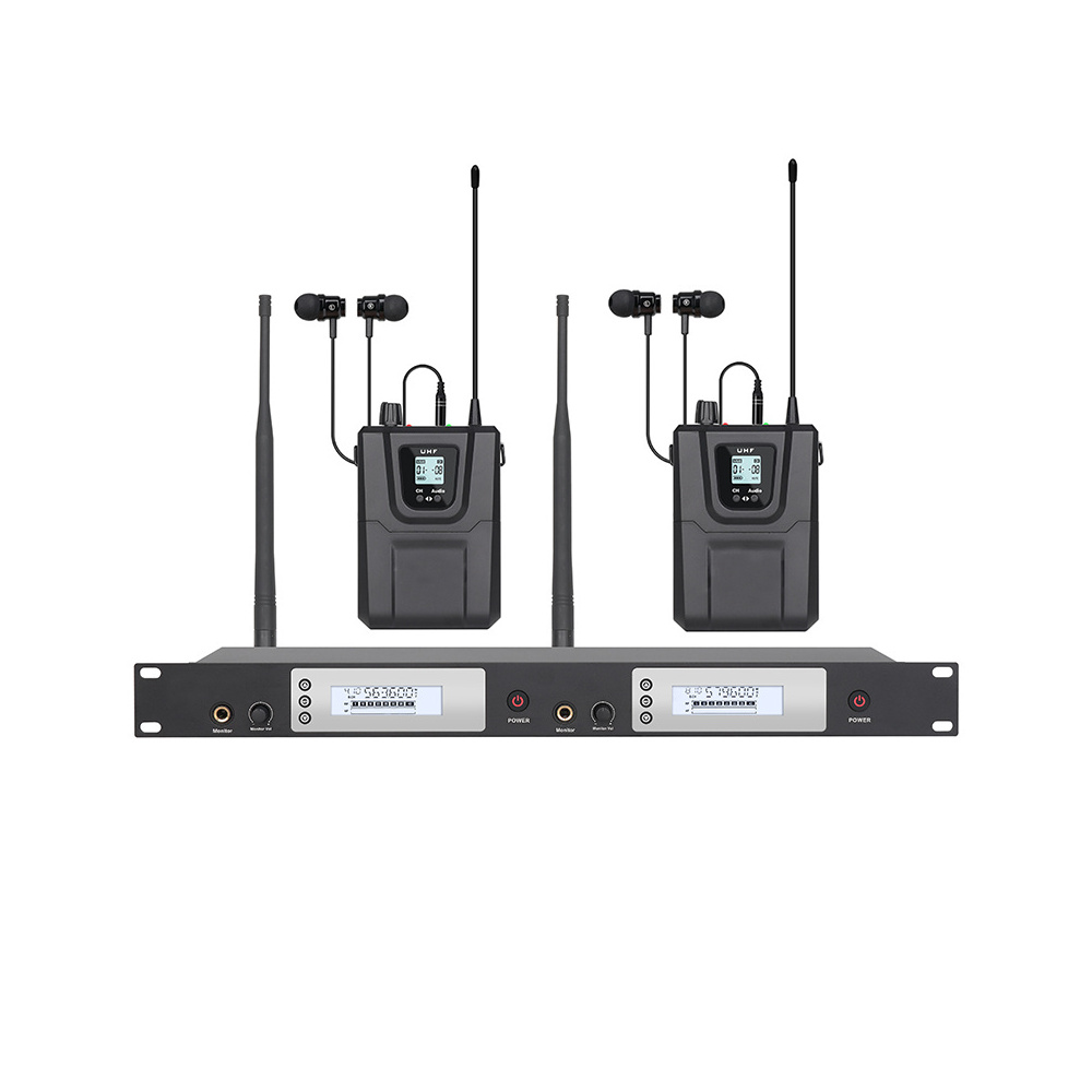 In Ear Monitors For Singers - SKARIDIS SR2080 – dwukanałowy, bezprzewodowy system