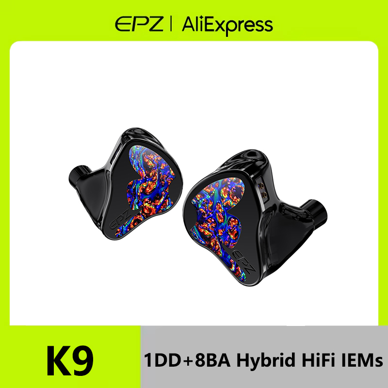 Planar Magnetic Iem Earphones - Słuchawki douszne EPZ K9 1DD+8BA z
