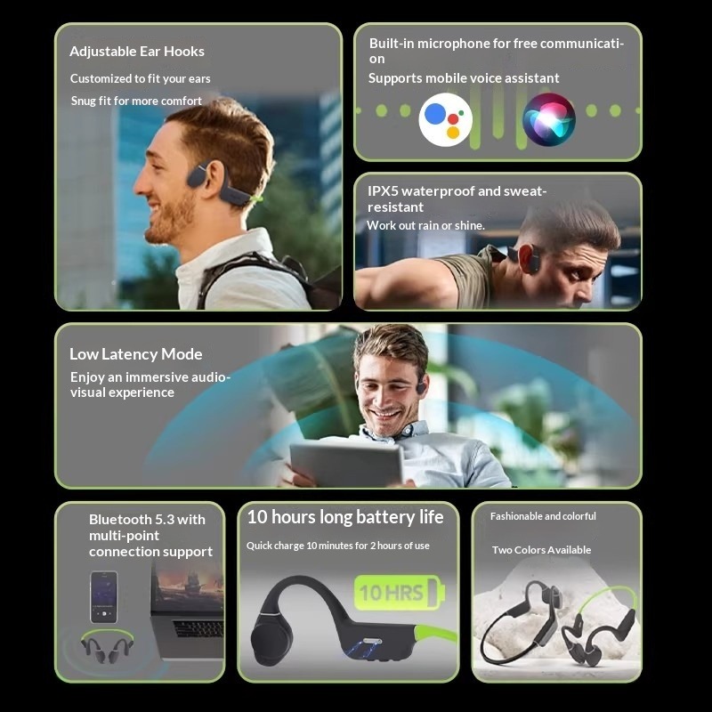 Bezprzewodowe słuchawki sporto – Bone Conduction Running Headphones recenzja i cena