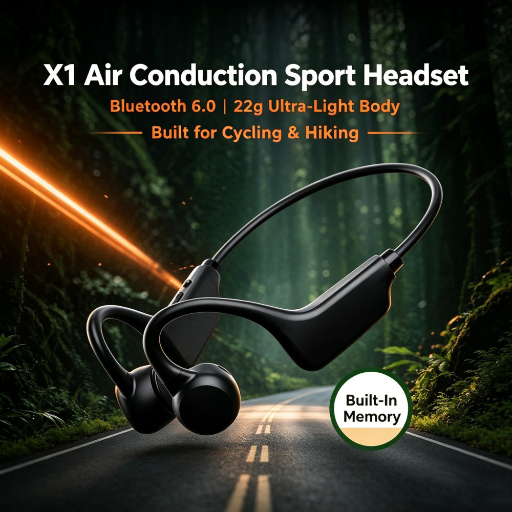 KEBIDUMEI – bezprzewodowe słuc – Bone Conduction Running Headphones recenzja i cena