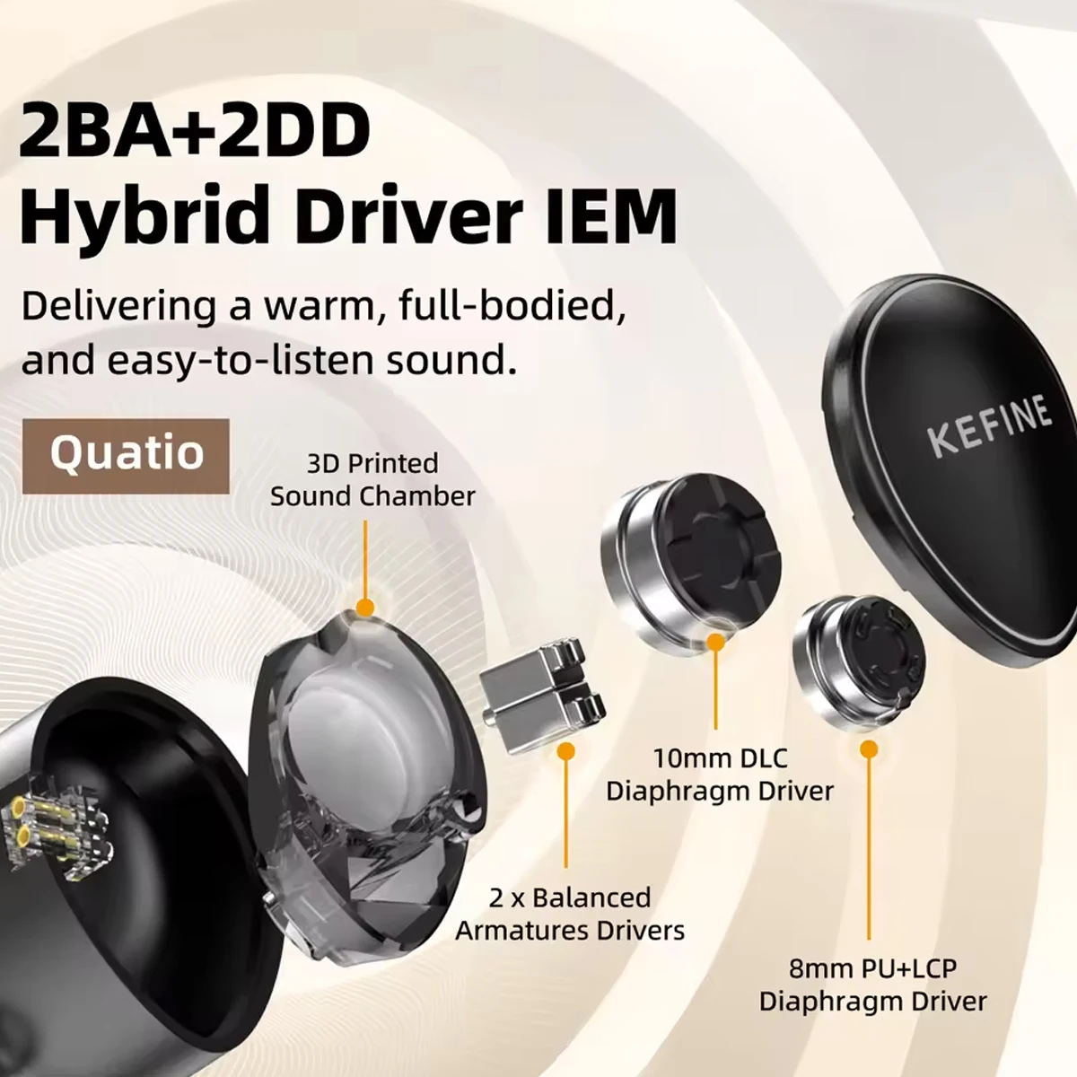 Słuchawki douszne KEFINE Quati – Planar Magnetic Iem Earphones recenzja i cena