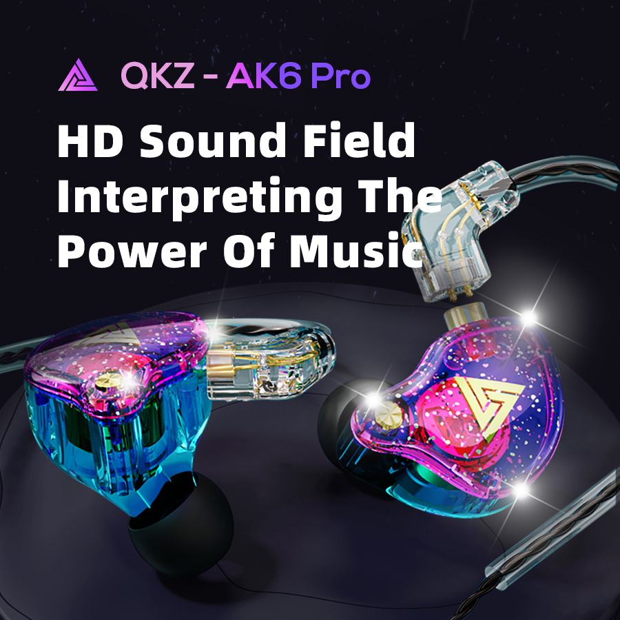 Słuchawki przewodowe QKZ AK6 P – In Ear Monitors For Singers recenzja i cena