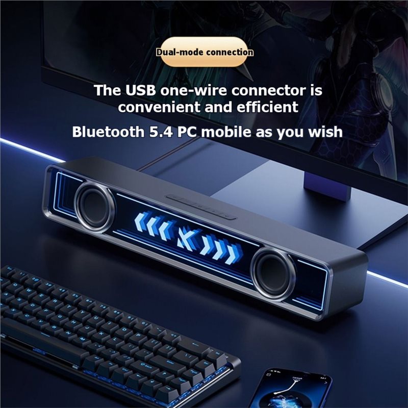 ABJF – głośniki do komputera s – Rgb Computer Soundbar For Pc recenzja i cena