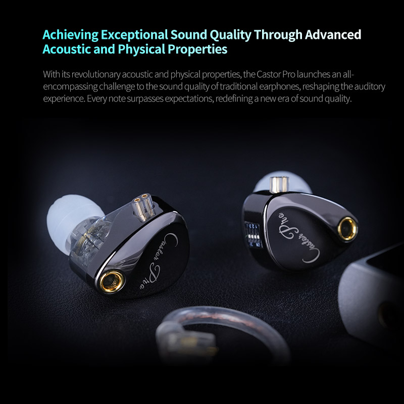 Słuchawki douszne KZ Castor PR – In Ear Monitors For Singers recenzja i cena